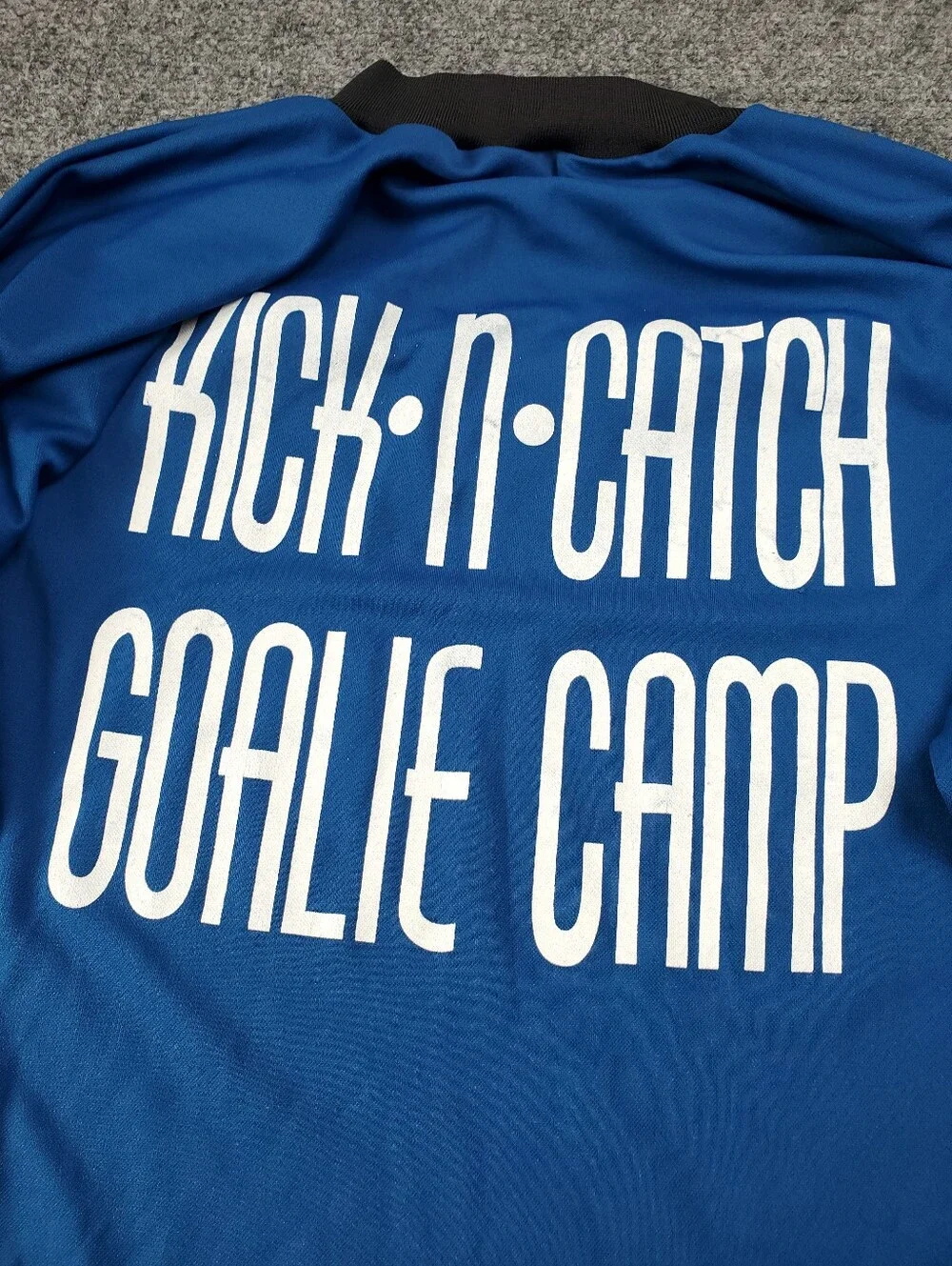 Vintage Adidas Soccer Goalkeeper Jersey Shirt Large Kick N Catch Goalie Camp